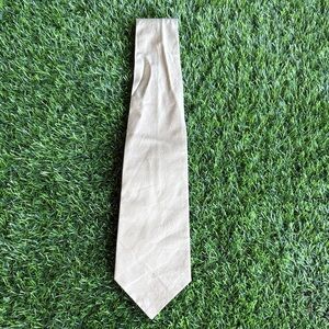 RALPH Ralph Lauren Tan Designer Luxury Mens Necktie Business Professional